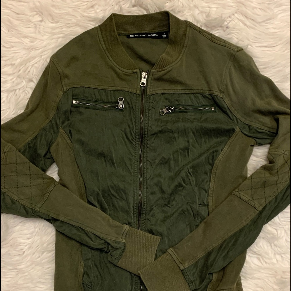Green army jacket